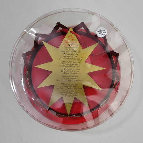 The Christmas Crown Steel Tree Topper - Picture 2 of 15